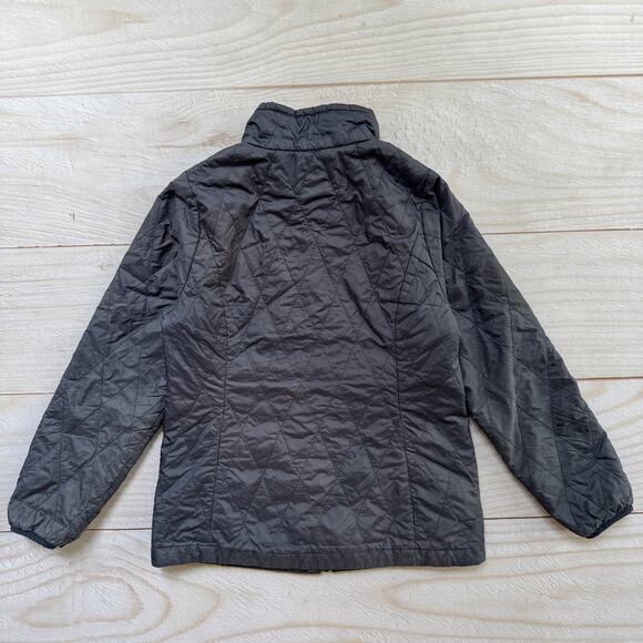Patagonia Kids Nano Puff Primaloft Jacket Size M (10) Diamond Quilted Navy Blue - Picture 3 of 11